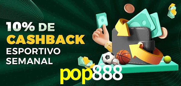 10% de bônus de cashback na pop888